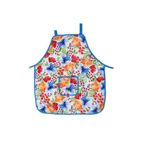 Tablier avec poche orné d’un motif d’inspiration florale - ensemble de 2 pièces
