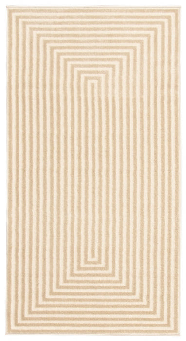 Carpette Kiah ivoire 2 pi 8 po x 4 pi 11 po