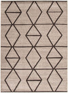 Carpette Anandi gris-brune - 7 pi 10 pox 10 pi 2 po