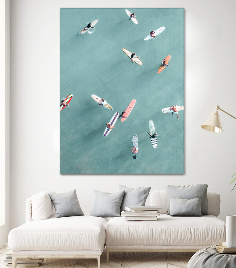 Œuvre d’art murale Giant Art « Surfers Ii » 72 x 54 - Brick