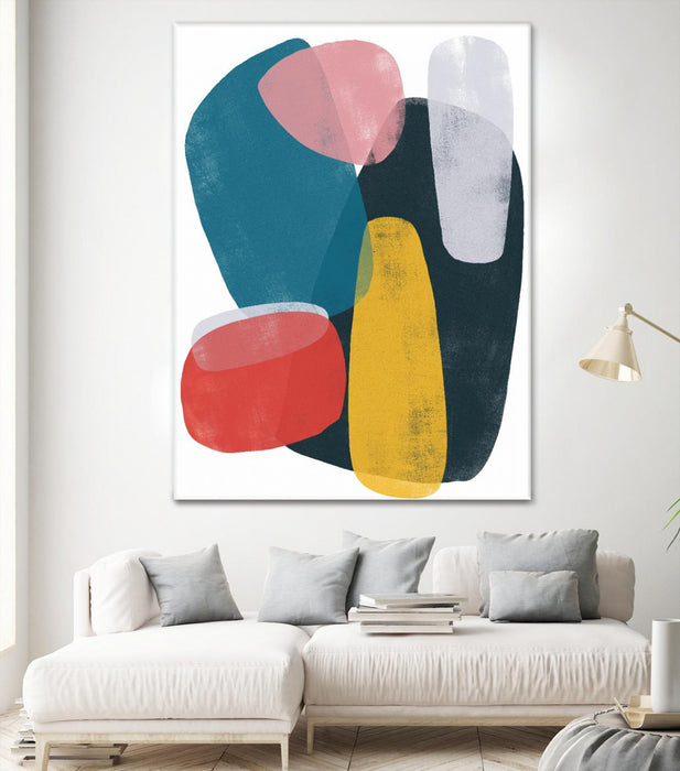 Œuvre d’art murale Giant Art « Orbital Fixture Ii » 72 x 54