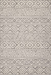 Carpette Lav grise à motifs géométriques 8 x 11