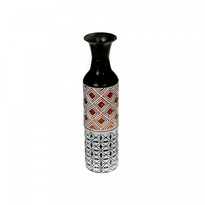 Vase Midnight Charm 18 po en métal