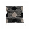 Coussin en coton tissé à la main orné de pompons - ensemble de 2 coussins