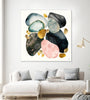 "Pebble Abstract" Giant Art 72x72 Wall Art