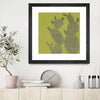"Opuntia Ii" Matted and Framed Black 30x30 Wall Art