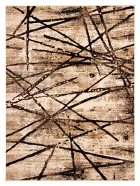 Carpette Cherokee doréechocolat - 5 pi 3 po x 7 pi 3 po