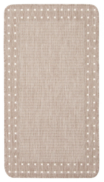 Carpette Clementine brun clair - 2 pi 2 po x 3 pi 11 po