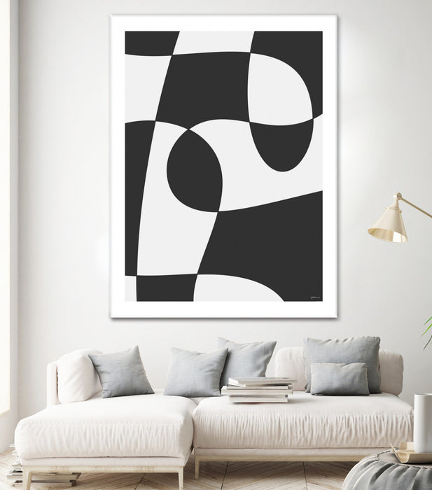 Œuvre d’art murale Giant Art « Forms Of Art Iv » 72 x 54
