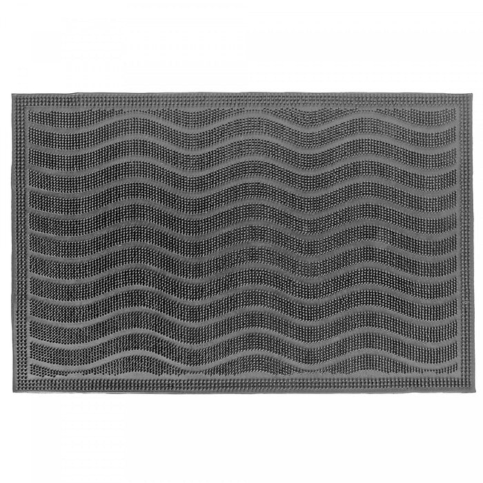 Tapis de plancher à motif de vague avec épingles en caoutchouc