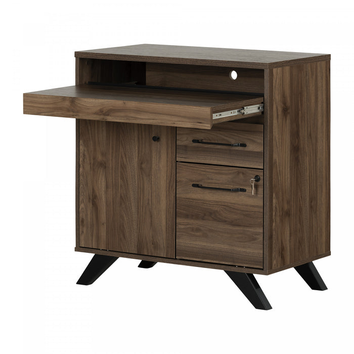 Bureau multifonctionnel Flam - noyer naturel 