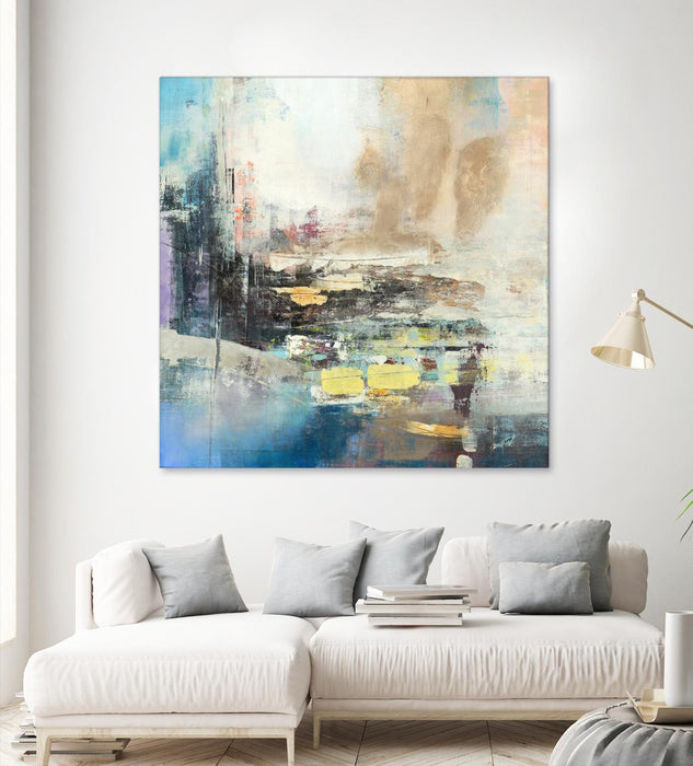 Œuvre d’art murale Giant Art « Awaken I » 72 x 72