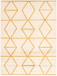 Carpette Anandi ivoire-or - 3 pi 11 pox 5 pi 7 po