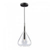 Luminaire suspendu Conic noir à 1 ampoule