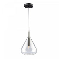  Luminaire suspendu Conic noir à 1 ampoule 