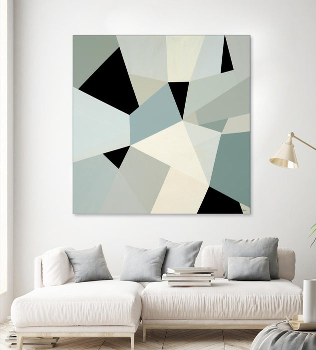 Œuvre d’art murale Giant Art « Adapt Ii » 54 x 54