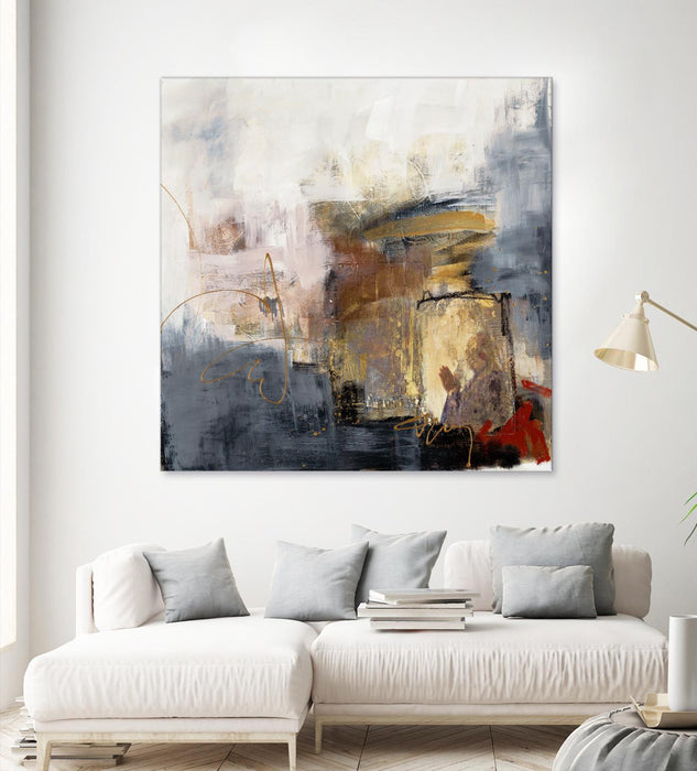 Œuvre d’art murale Giant Art « Hands To Heart Ii » 54 x 54