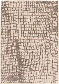Carpette Sadie Safari argent-noir - 5 pi 3 pox 7 pi 7 po