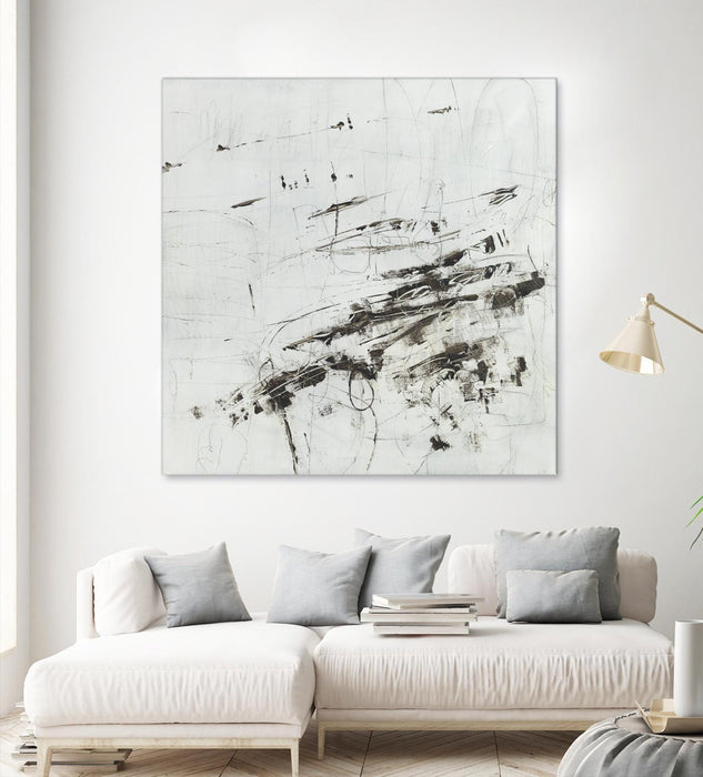 Œuvre d’art murale Giant Art « Jet Set » 72 x 72