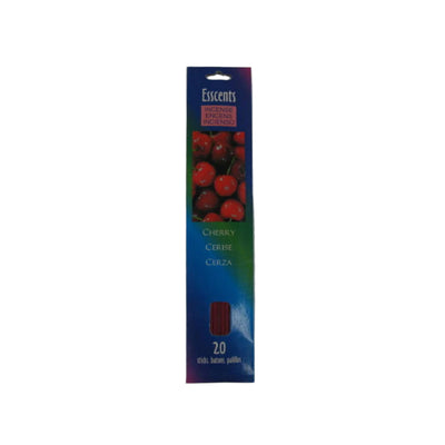 Esscents Stick Cherry - Set of 8 Incense Sticks|Bâtons à arôme de cerise d’Esscents - ensemble de 8 paquets de bâtons d’encens