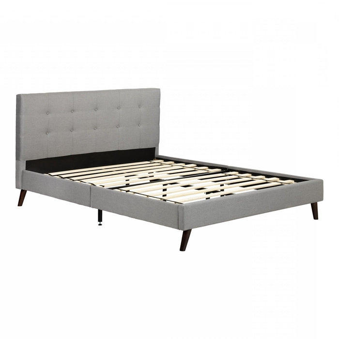 Fusion Lit complet rembourré Double - Gris clair