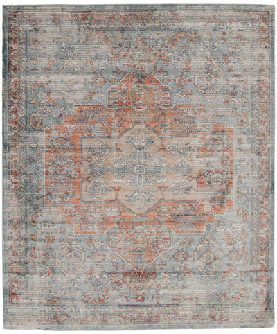 Baina Heriz Blue Area Rug - 6'7" x 9'10"
