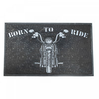Tapis de plancher « Born to Ride » en caoutchouc