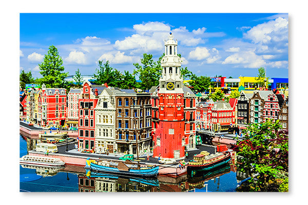 Amsterdam 16x24 Wall Art Fabric Panel Without Frame