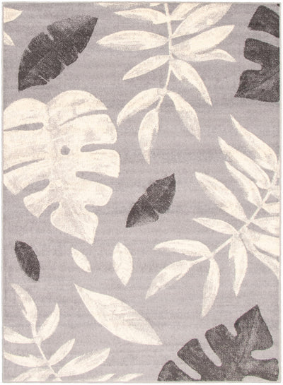 Palta Silver-Anthracite Area Rug - 7'10" x 10'2"
