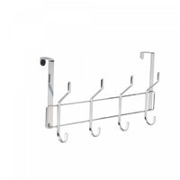 Figueroa - accessoire robuste pour la salle de bain à 8 crochets à accrocher sur la porte