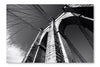  Brooklyn Bridge 16 po x 24 po : Cadre d'art mural et panneau de tissu