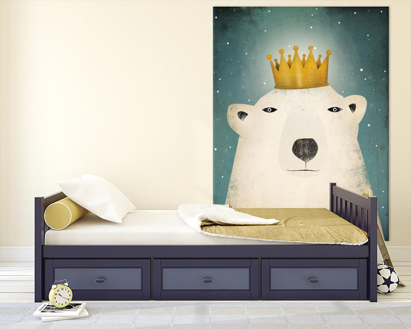 Œuvre d’art murale Giant Art « Polar King » 72 x 54