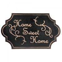 Tapis de plancher « Home Sweet Home » en caoutchouc