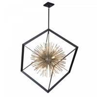  Lustre Sunburst à 12 ampoules 