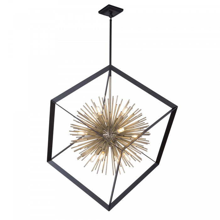 Lustre Sunburst à 12 ampoules