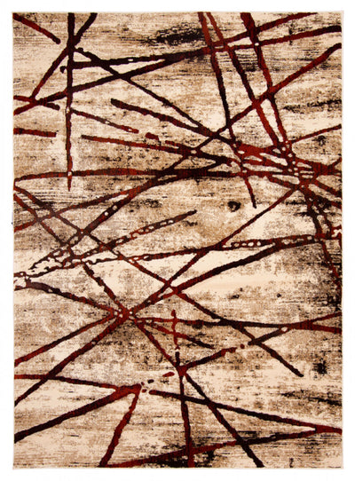 Cherokee Gold Area Rug - 5'3" X 7'3" 