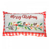 Coussin à DEL « Merry Christmas » 12 x 20 en velours - ensemble de 2 coussins