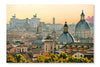  Rome, Italy 16 po x 24 po : Cadre d'art mural et panneau de tissu