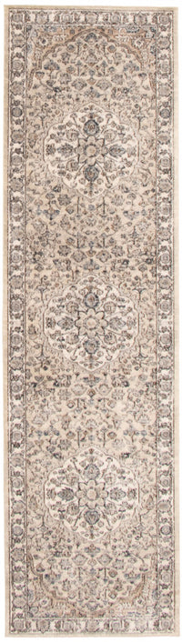 Carpette Octavian Tabriz beige-ivoire - 2 pi 7 pox 8 pi 2 po