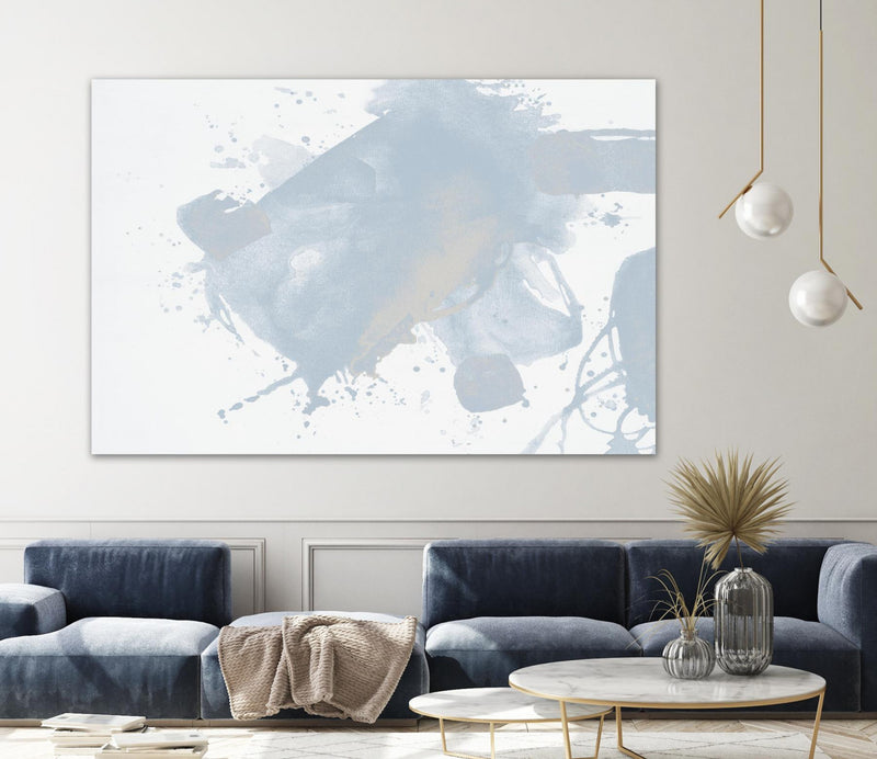 Œuvre d’art murale Giant Art « Baby Doll Blues V » 84 x 54
