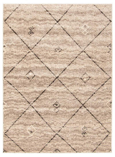 Grande Grey/Brown 6'7" X 9'6" Area Rug