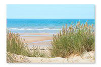  Sand Beach In Formby, Uk 16 po x 24 po : Cadre d'art mural et panneau de tissu