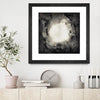 "Positives And Negatives Ii" Matted and Framed Black 30x30 Wall Art