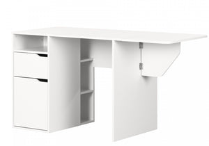 Table d’artisanat extensible Crea - blanc solide