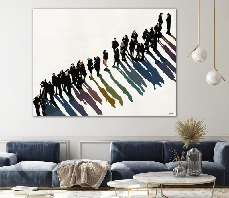 Œuvre d’art murale Giant Art « Life In Prism » 72 x 54