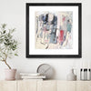 "Palpitation Monitor" Matted and Framed Black 30x30 Wall Art