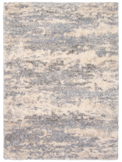 Astra Cream/Light Blue Area Rug -3'11" X 5'7"