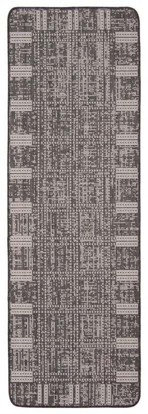 Carpette Joni noire - 2 pi 2 po x 6 pi 7 po