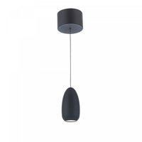 Luminaire suspendu Royal Pearl noir à DEL intégrées