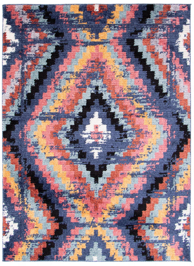 Paloma Casa Navy Area Rug - 6'7" x 9'6"